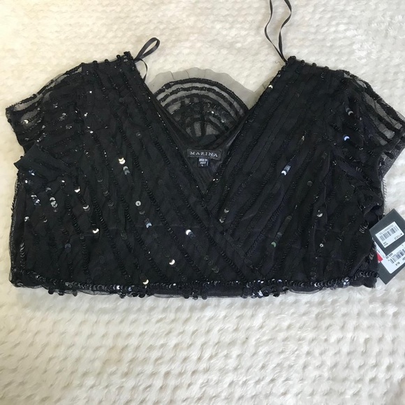 MARINA Women's Blouse Sz L - Picture 2 of 8